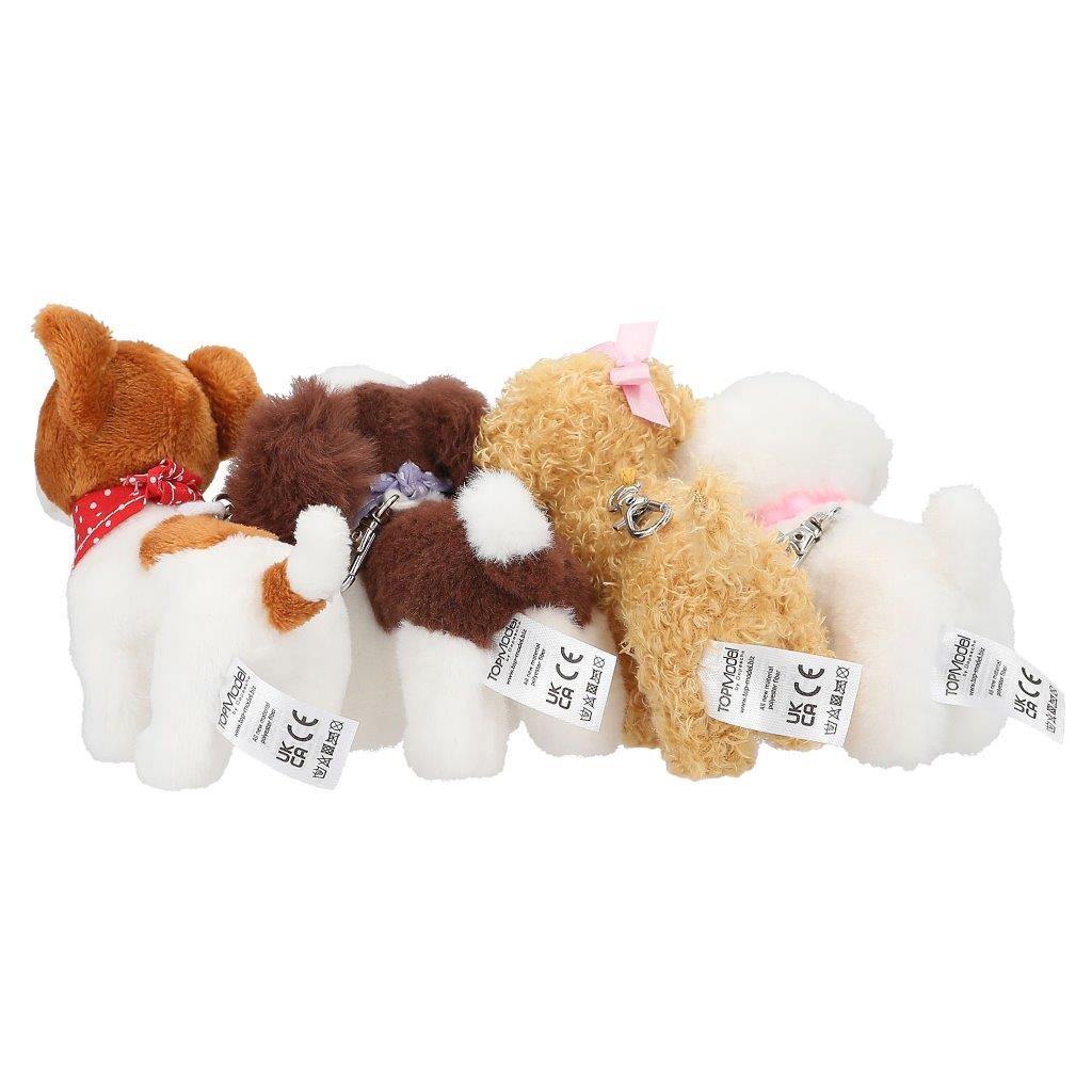 TOPModel Plush Dog Pendants Assortment