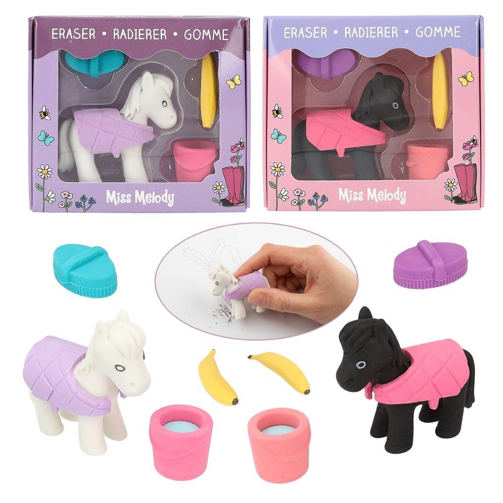 Miss Melody Eraser Set Asst
