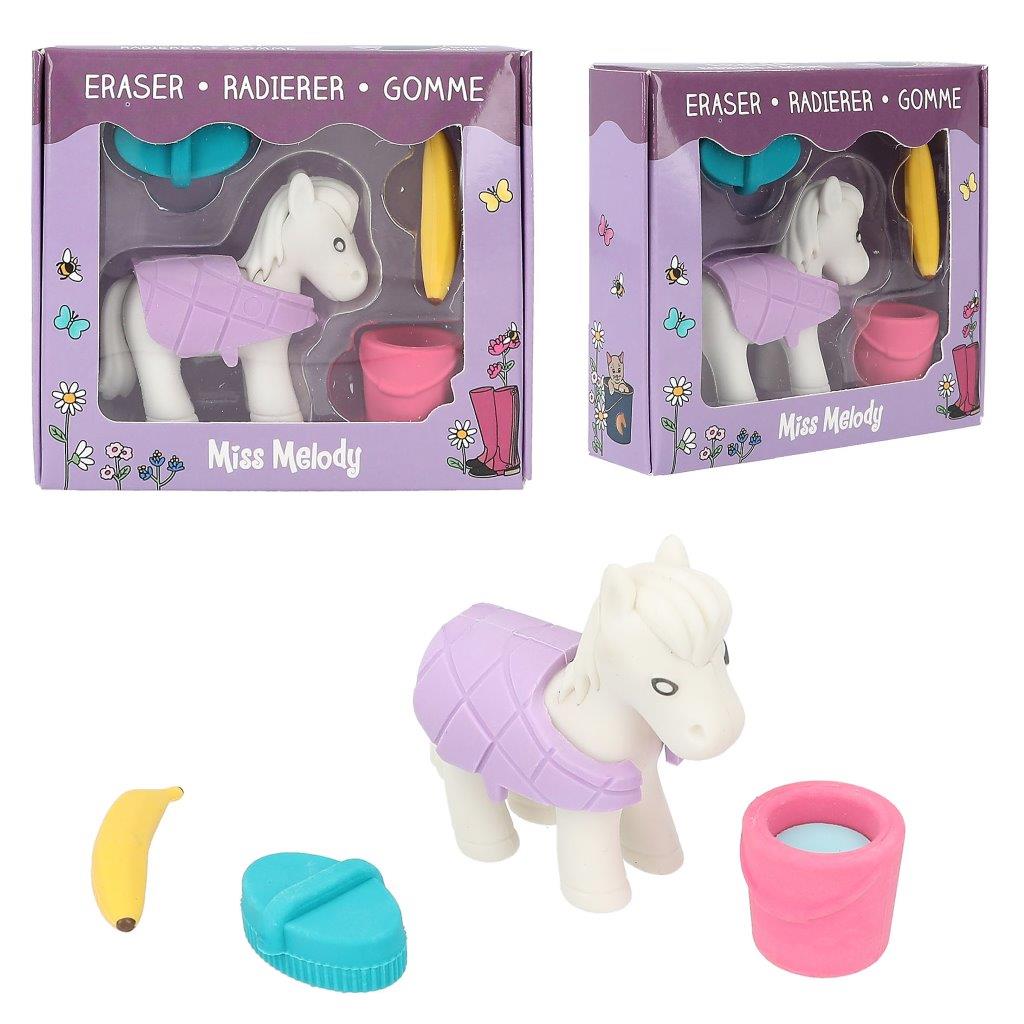 Miss Melody Eraser Set Asst