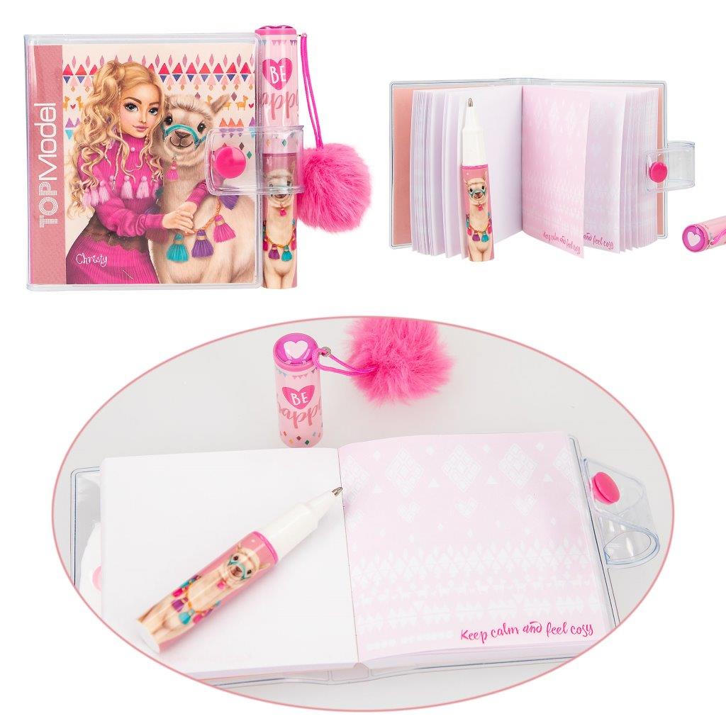 TOPModel Mini Notebook With Ballpen Asst