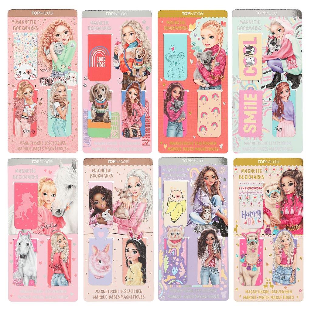 TOPModel Magnetic Bookmarks Assortment
