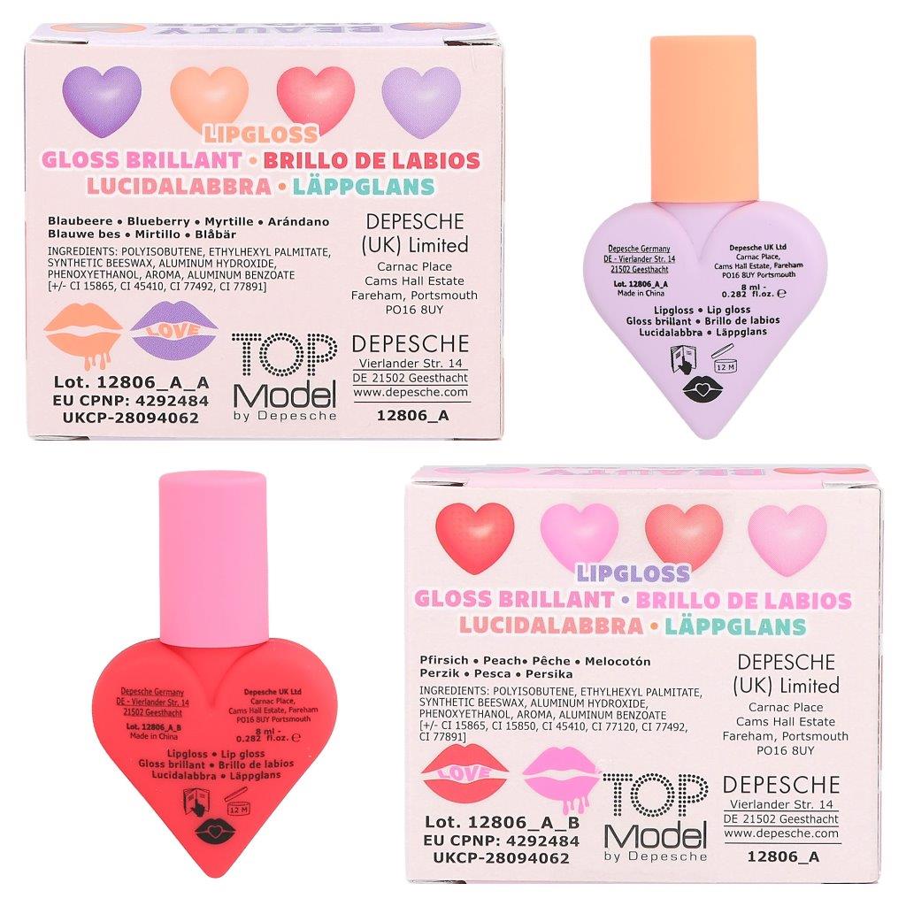 TOPModel Lip Gloss Sweet Heart Assortment