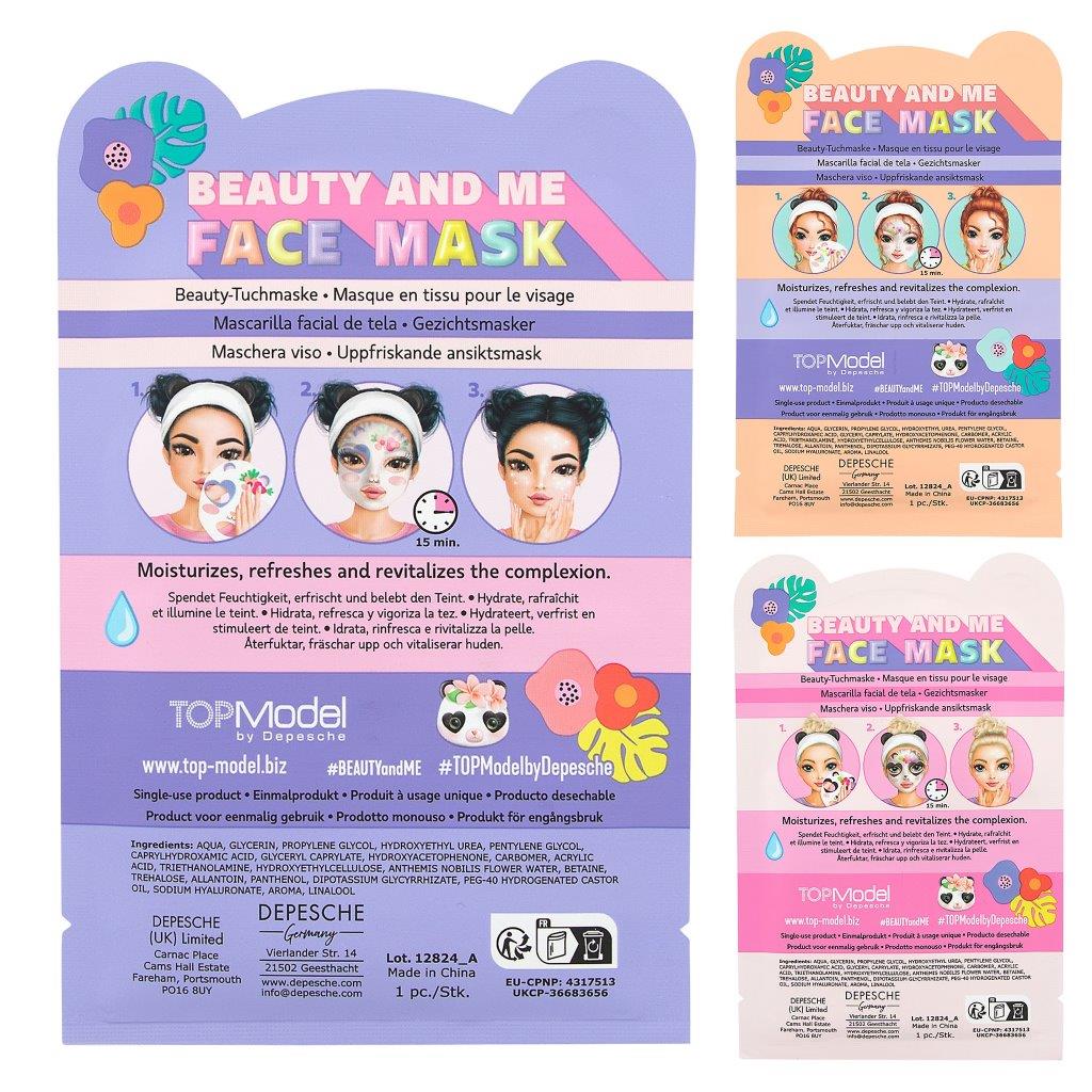 TOPModel Face Mask Animal Assortment