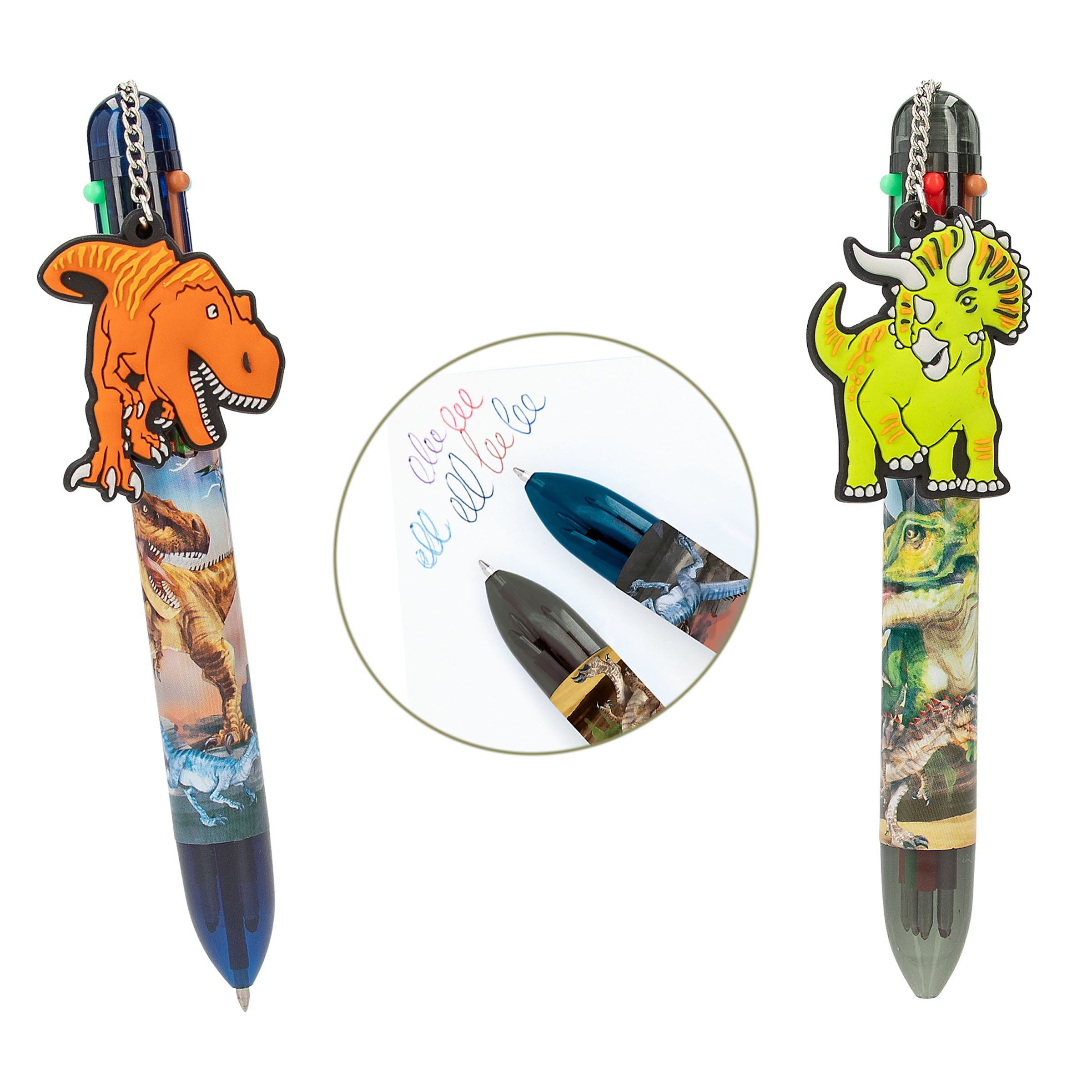Dino World Gel Pen 6 Colours Assortment