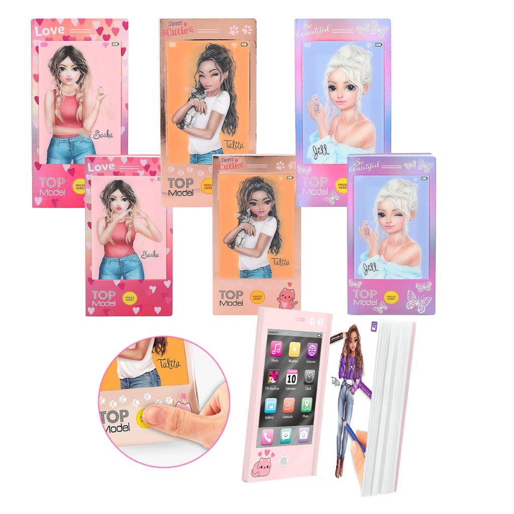 TOPModel Mini Colouring Book With Sound Assortment