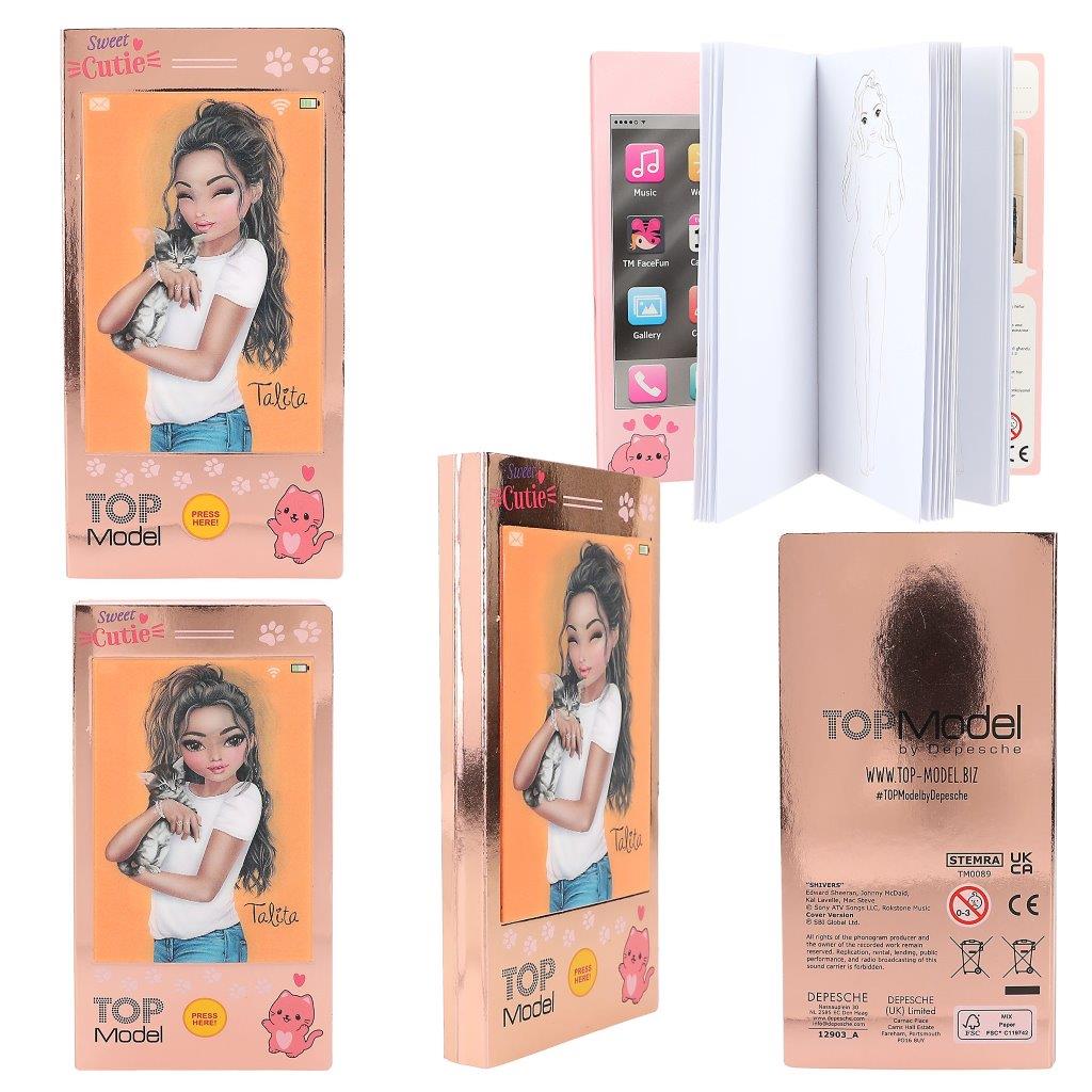 TOPModel Mini Colouring Book With Sound Assortment