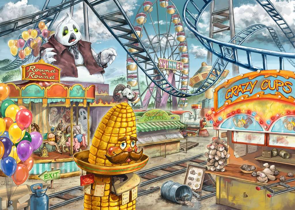 Ravensburger Escape Puzzle: Amusement Park 368 Piece Jigsaw Puzzle
