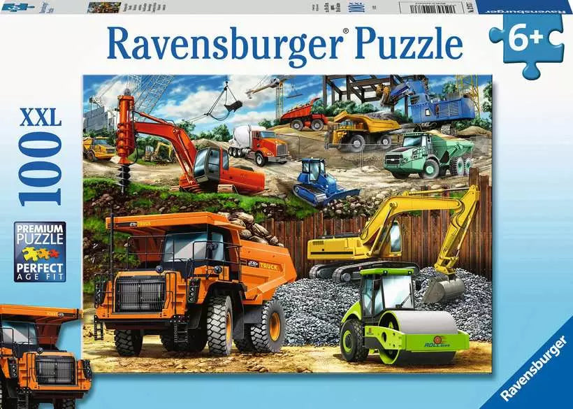 Ravensburger Construction Vehicles 100 Piece Jigsaw Puzzle