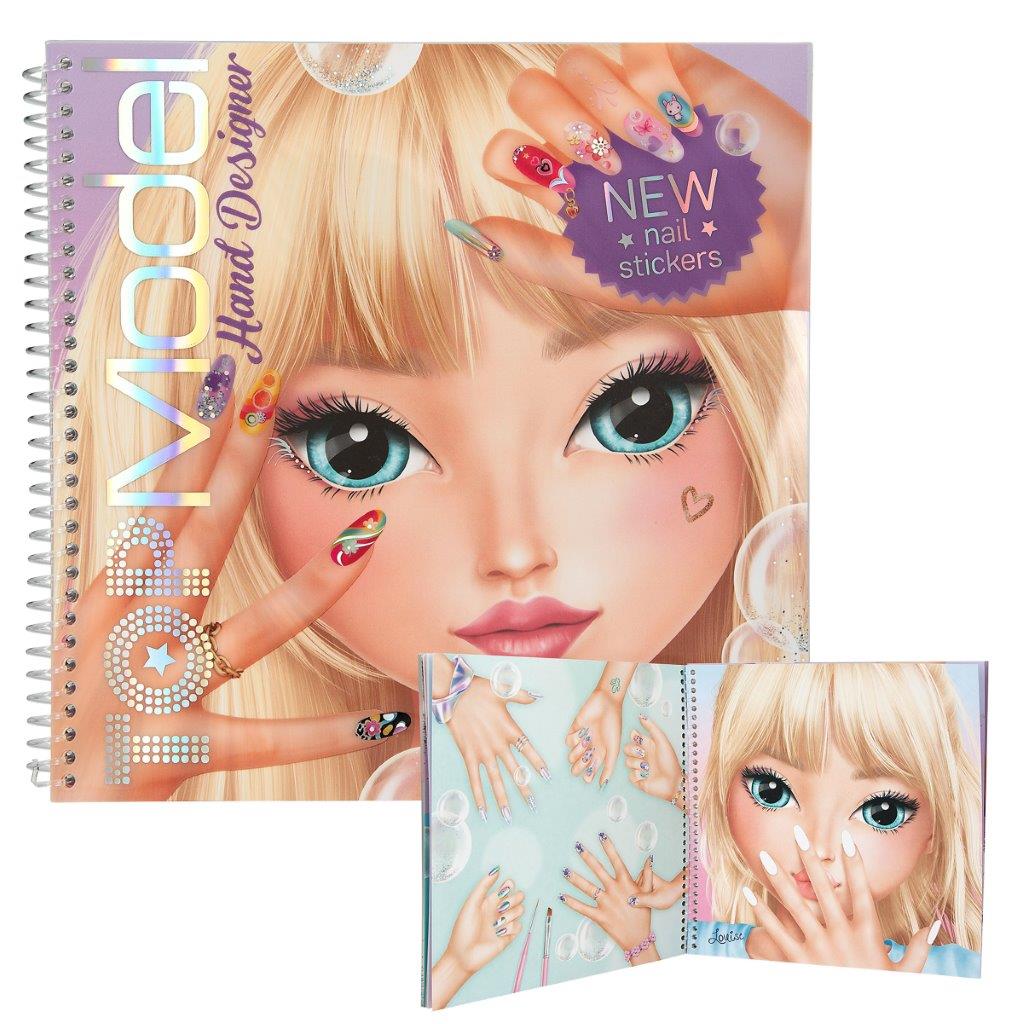 TOPModel Create Your Hand-Design Colouring book