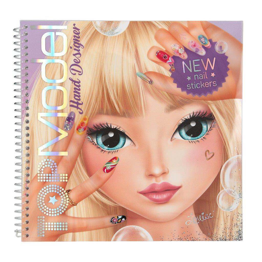 TOPModel Create Your Hand-Design Colouring book