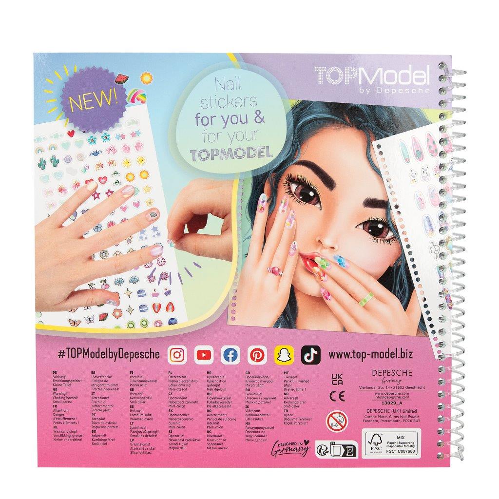 TOPModel Create Your Hand-Design Colouring book