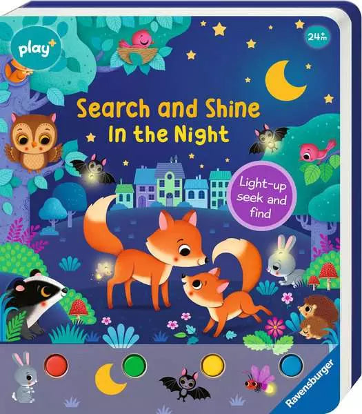 Ravensburger Play+ Search and Shine In the Night Light-Up Board Book