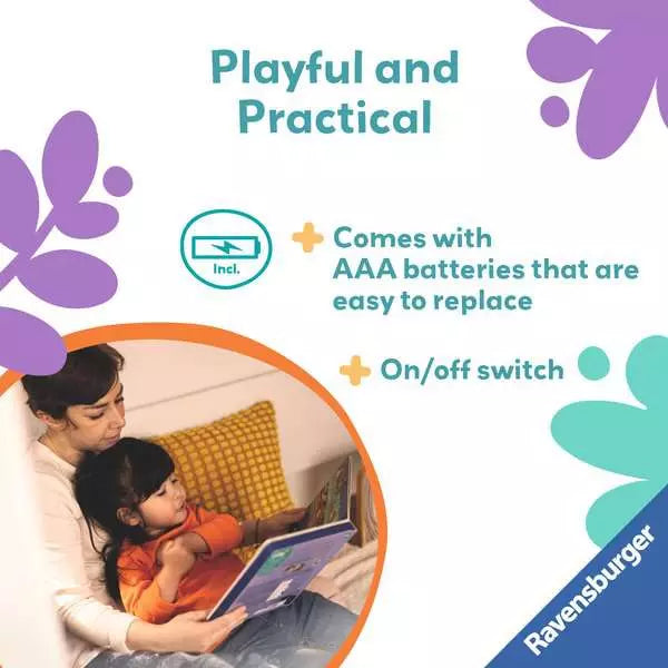Ravensburger Play+ Search and Shine In the Night Light-Up Board Book