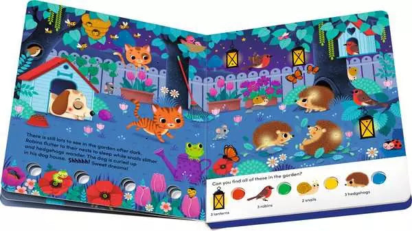 Ravensburger Play+ Search and Shine In the Night Light-Up Board Book
