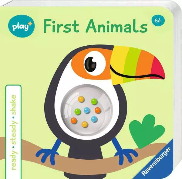 Ravensburger Play+ Ready Steady Shake First Animals Board Book