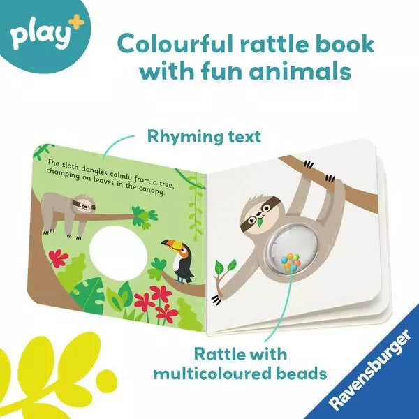 Ravensburger Play+ Ready Steady Shake First Animals Board Book