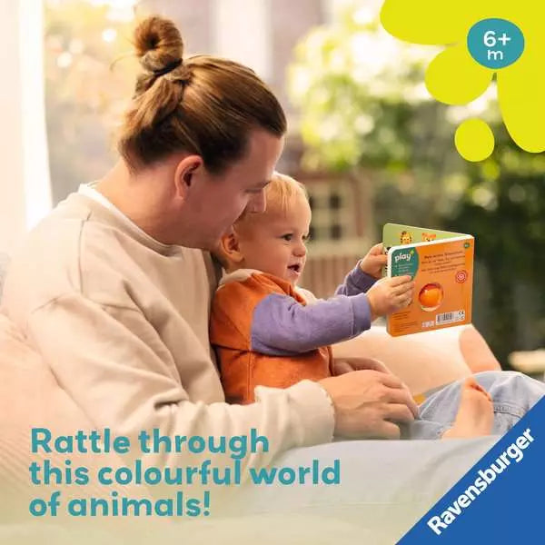Ravensburger Play+ Ready Steady Shake First Animals Board Book