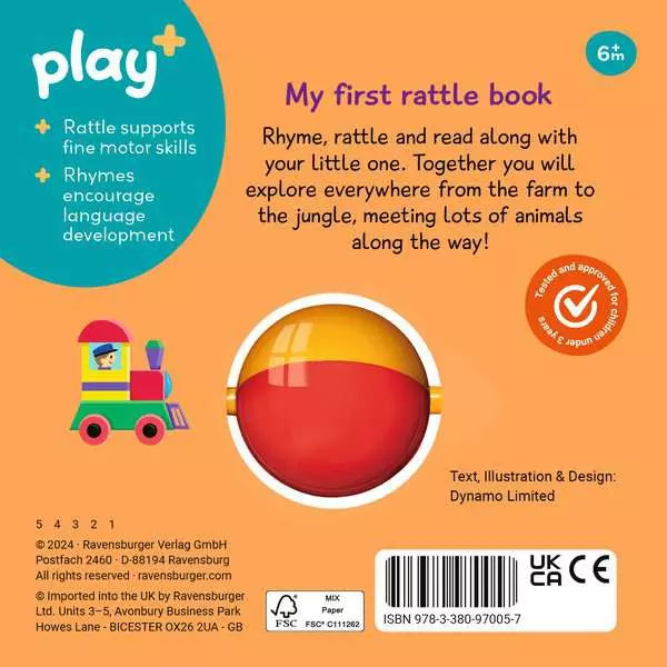 Ravensburger Play+ Ready Steady Shake First Toys Board Book