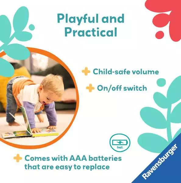 Ravensburger Play+ Shh Who's There? Jungle Animals Sound Book