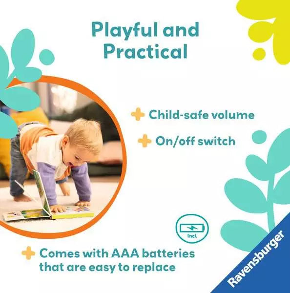 Ravensburger Play+ Shh Who's There? Baby Animals Sound Book