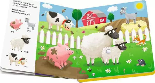 Ravensburger Play+ Shh Who's There? Baby Animals Sound Book