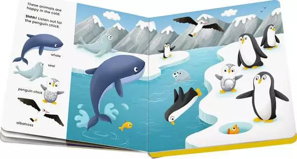 Ravensburger Play+ Shh Who's There? Baby Animals Sound Book