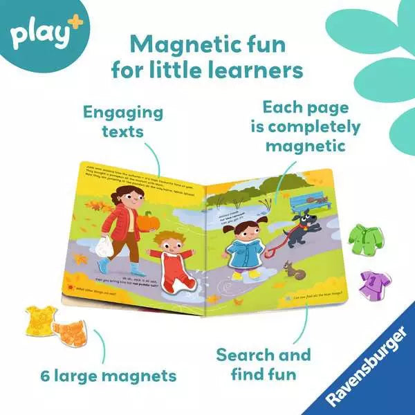 Ravensburger Play+ My First Magnetic Book Match and Learn Colours