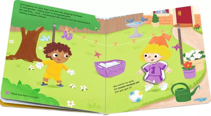 Ravensburger Play+ My First Magnetic Book Match and Learn Colours