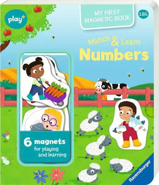 Ravensburger Play+ My First Magnetic Book Match and Learn Numbers