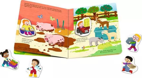 Ravensburger Play+ My First Magnetic Book Match and Learn Numbers