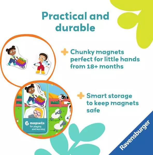 Ravensburger Play+ My First Magnetic Book Match and Learn Numbers