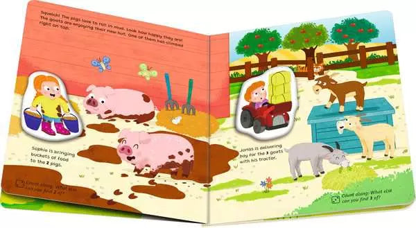 Ravensburger Play+ My First Magnetic Book Match and Learn Numbers