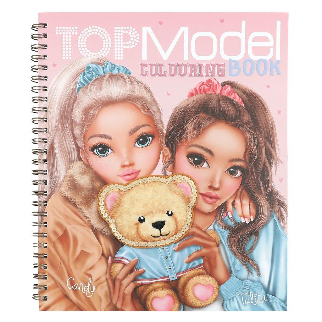 TOPModel Colouring Book Team Teddy
