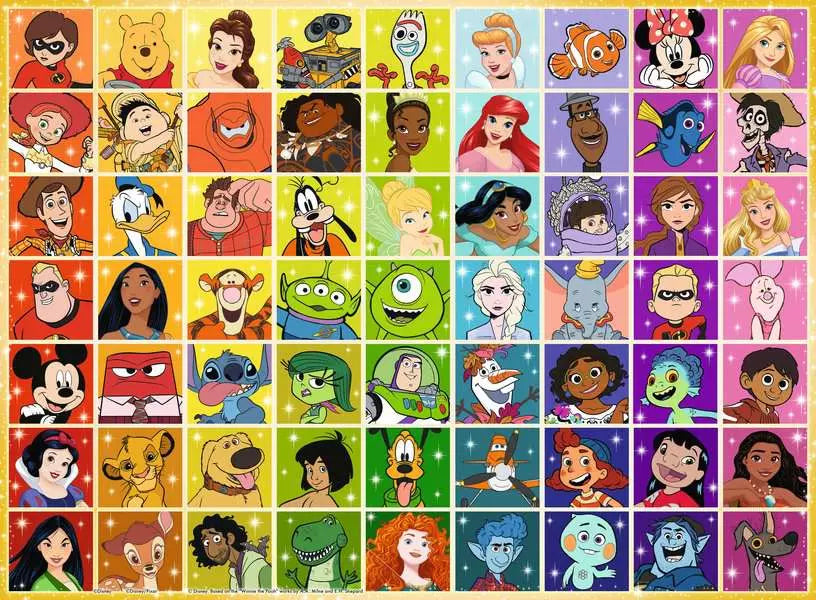 Disney Multi Character 100pc puzzle