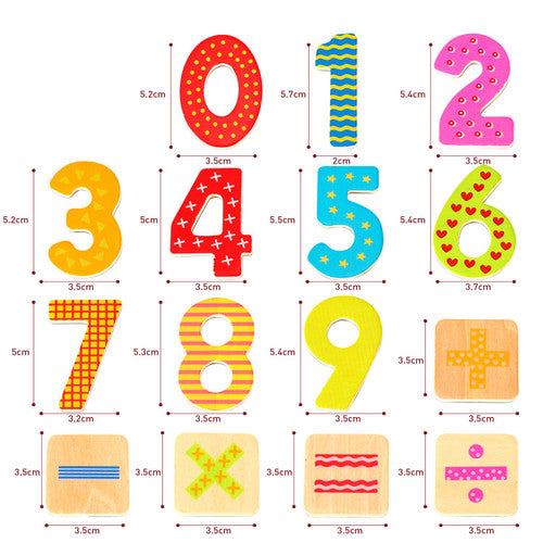 Soka Magnetic Number 60 Pcs