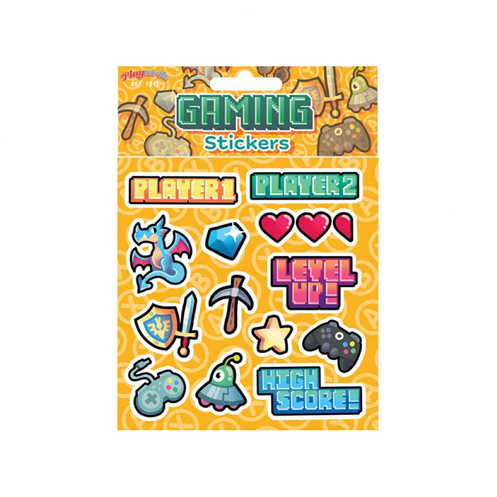 Gaming Stickers 12 x 11.5cm