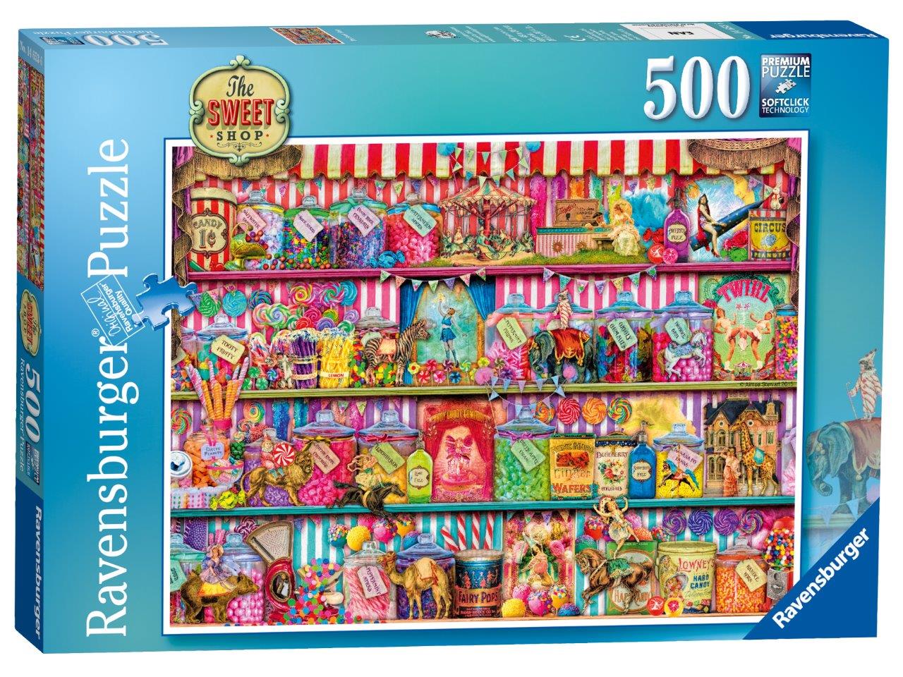 Ravensburger The Sweet Shop, Aimee Stewart 500 Piece Jigsaw Puzzle