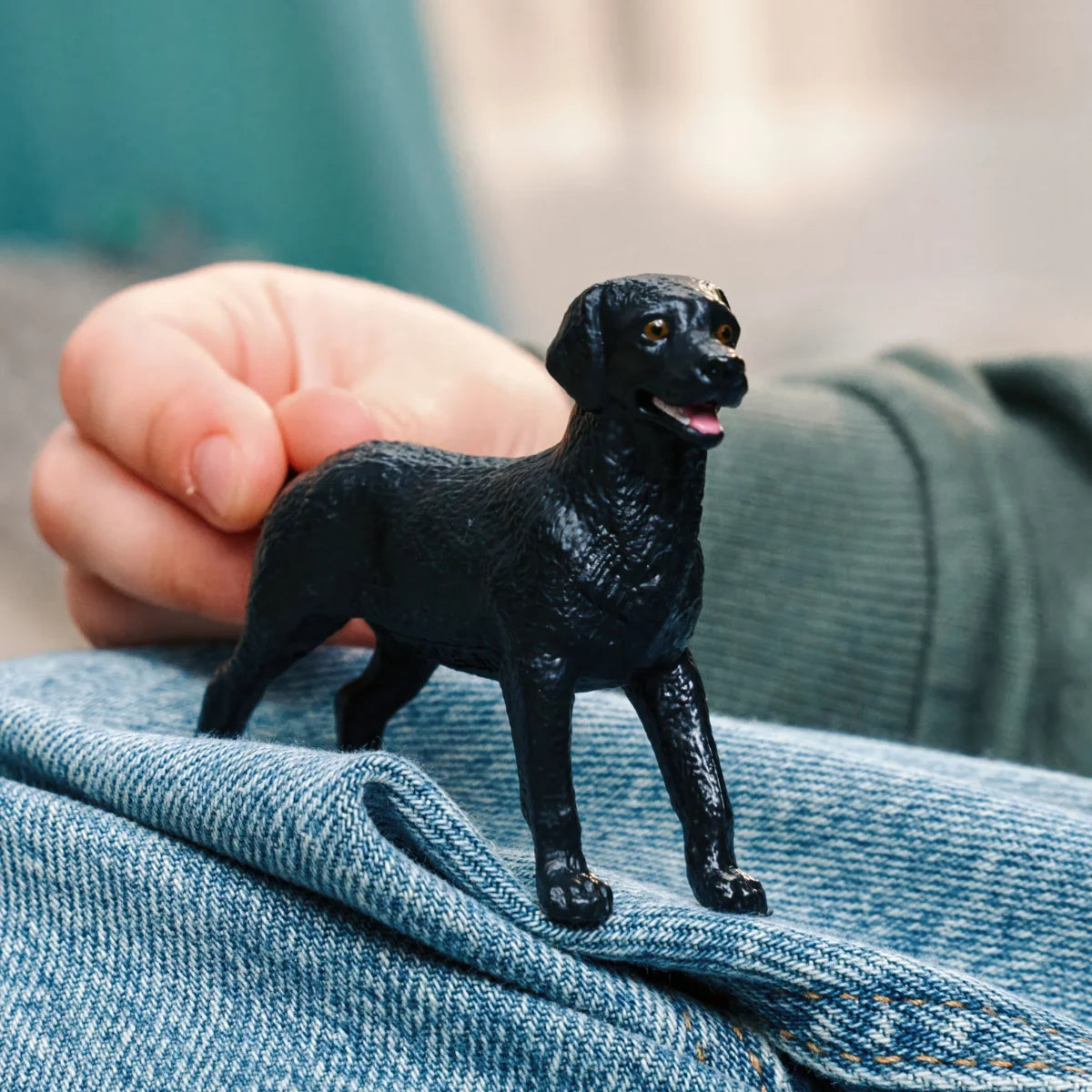 Schleich Black Labrador Retriever Female Toy Figure