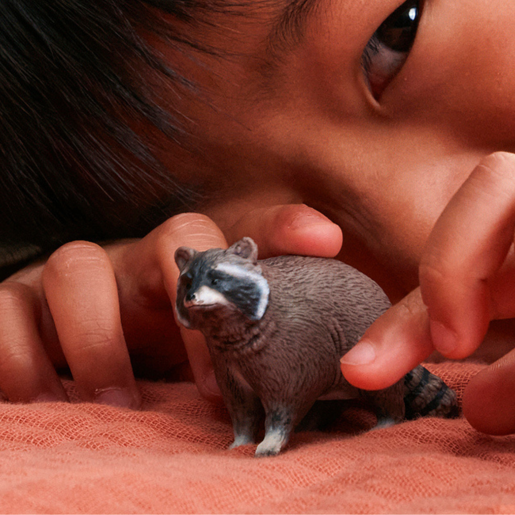 Schleich Raccoon Toy Figure