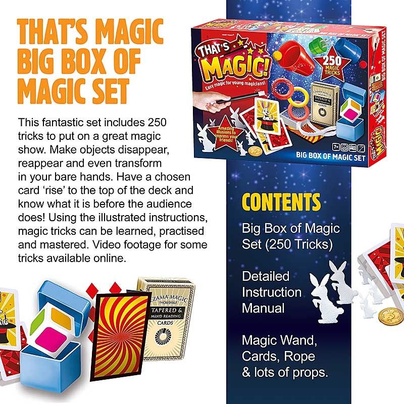 Thats Magic Big Box of Magic Set 250 Tricks