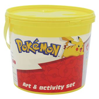 Pokemon Art Set in a Bucket