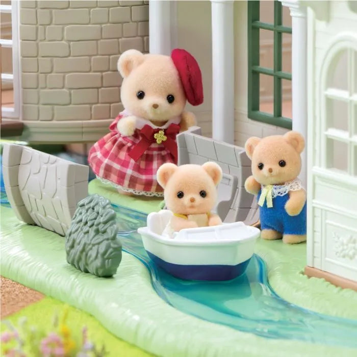 Sylvanian Families Red Roof Riverside Manor Dollhouse