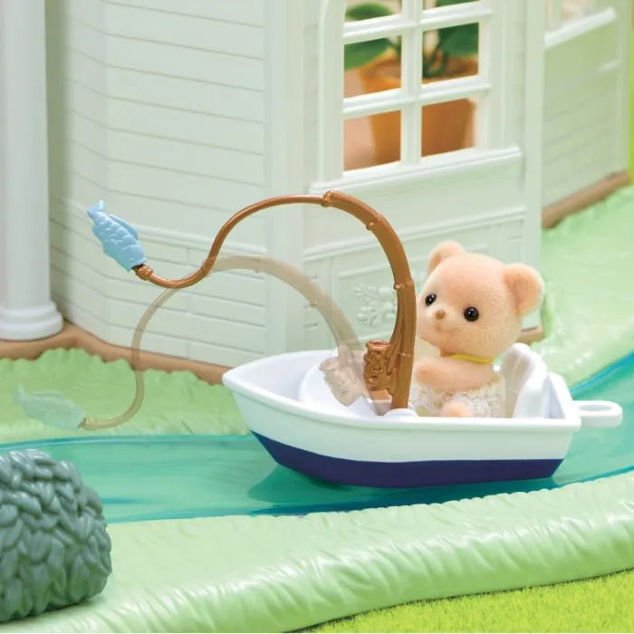 Sylvanian Families Red Roof Riverside Manor Dollhouse