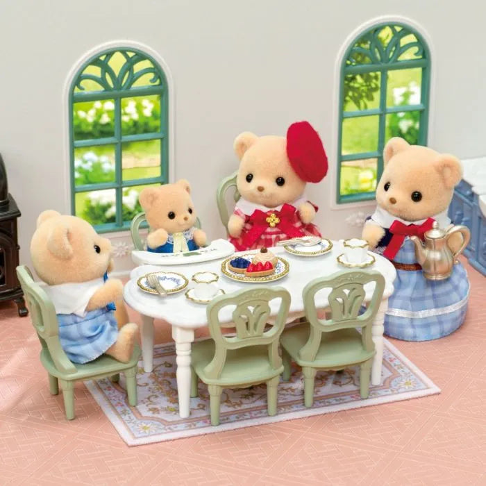 Sylvanian Families Red Roof Riverside Manor Elegant Dining Room