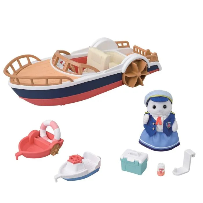 Sylvanian Families Seal Sailor's Leisure Boat Playset