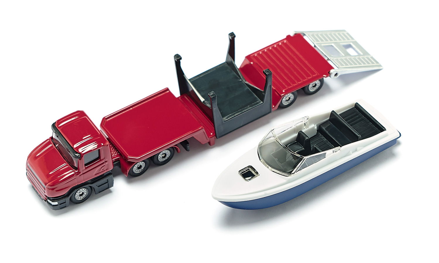 1:87 Low Loader with Speed Boat
