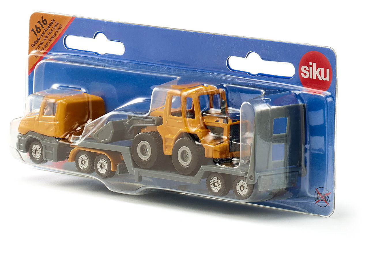1:87 Low Loader With Front Loader