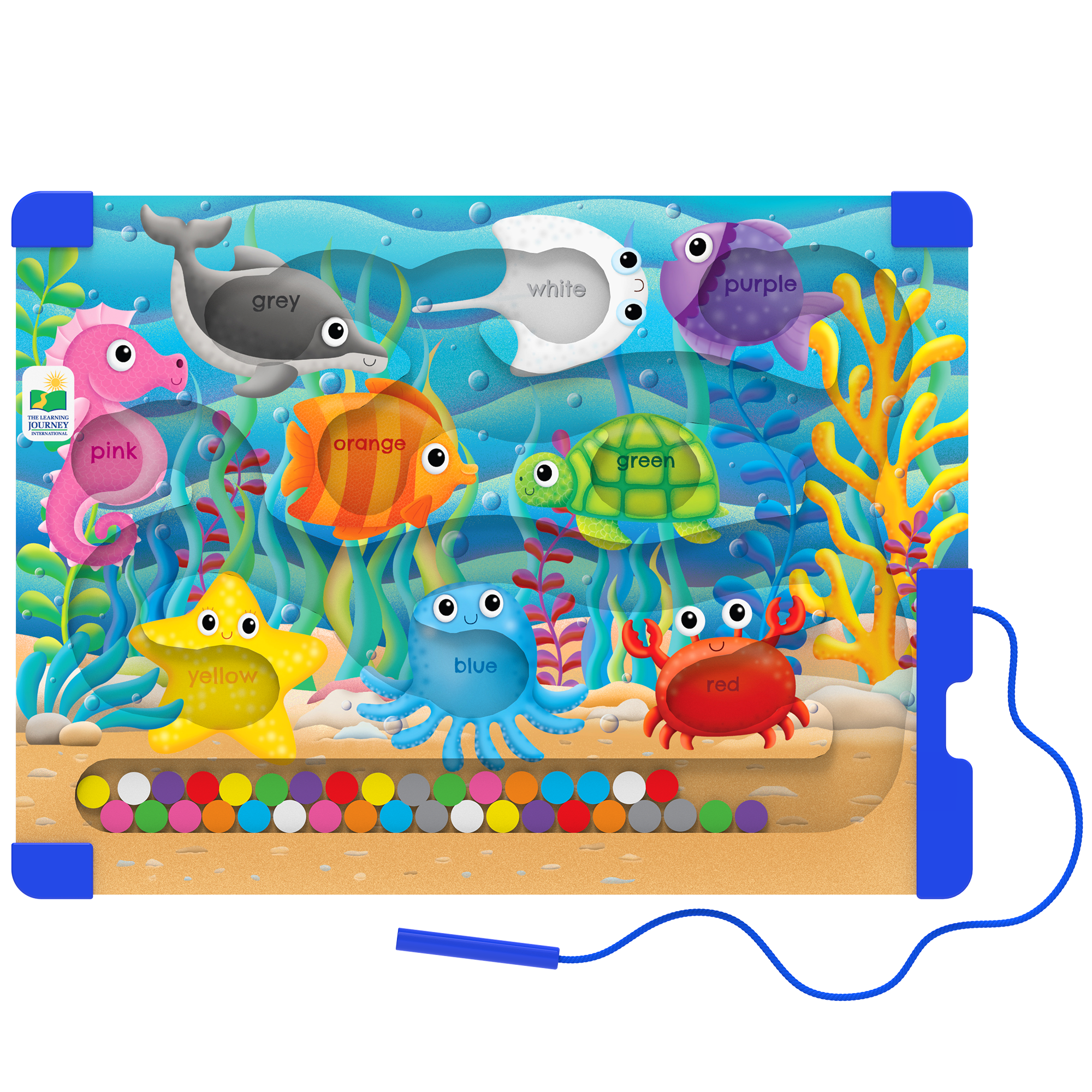 Sort & Learn Magnetic Puzzles - Colours Sea