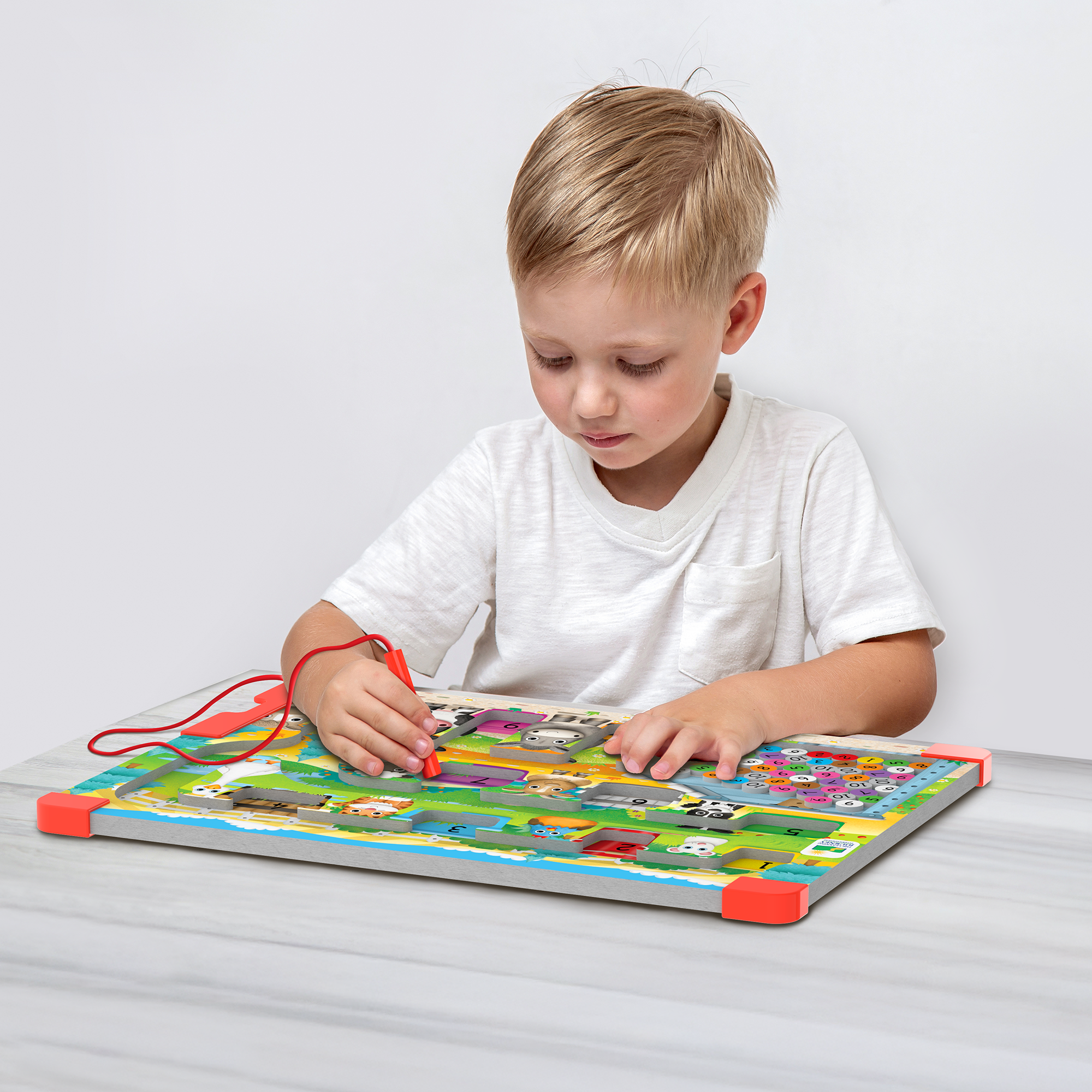 Sort & Learn Magnetic Puzzles Counting Farm
