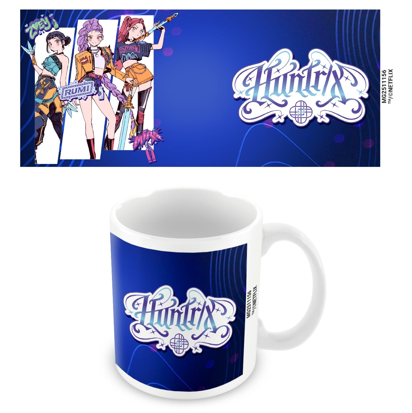 K-POP Demon Hunters (Huntrix Logo) White Mug